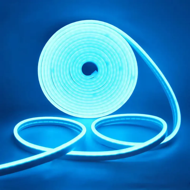 Led Neon Flex Neon 5M/Roll 12V ( Ice Blue )