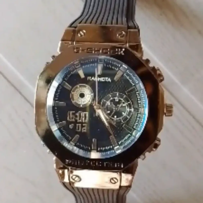 luxury Transprint copper Black analog watch - for men and boys